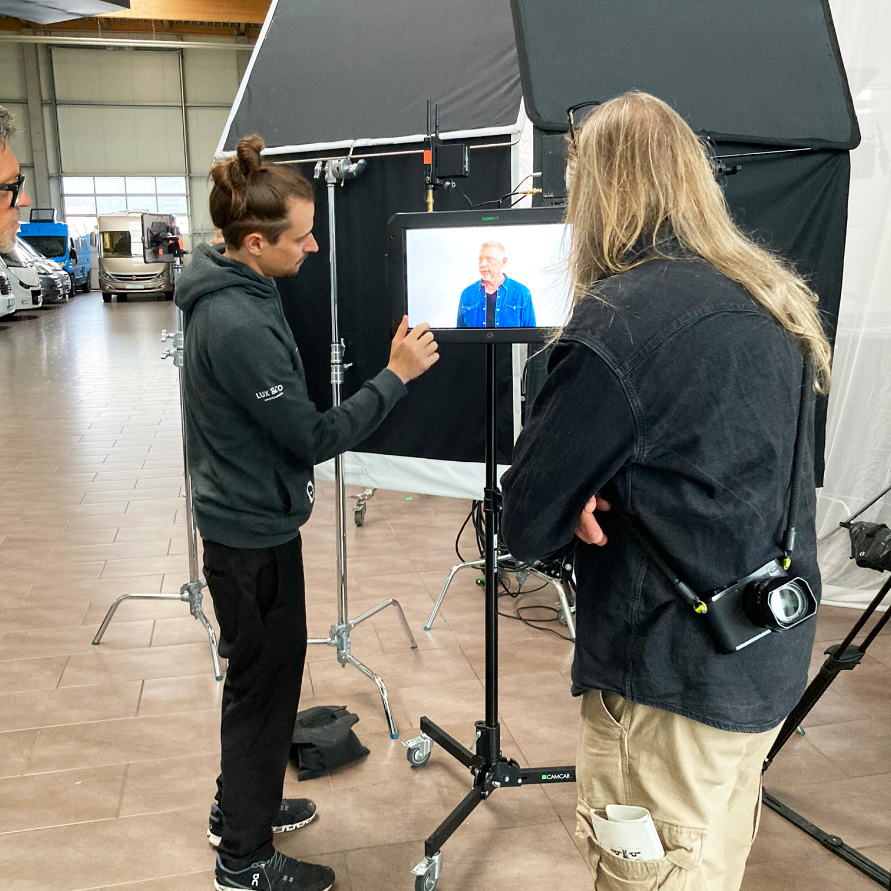 Videodreh und Fotoshooting mit Boris Becker 2024