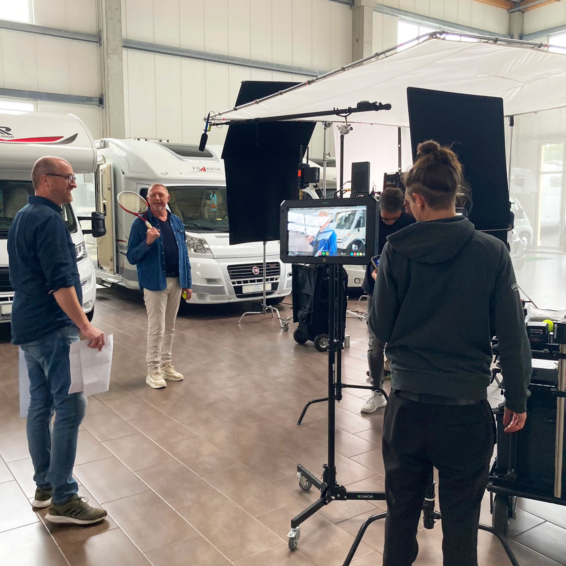 Videodreh und Fotoshooting mit Boris Becker 2024