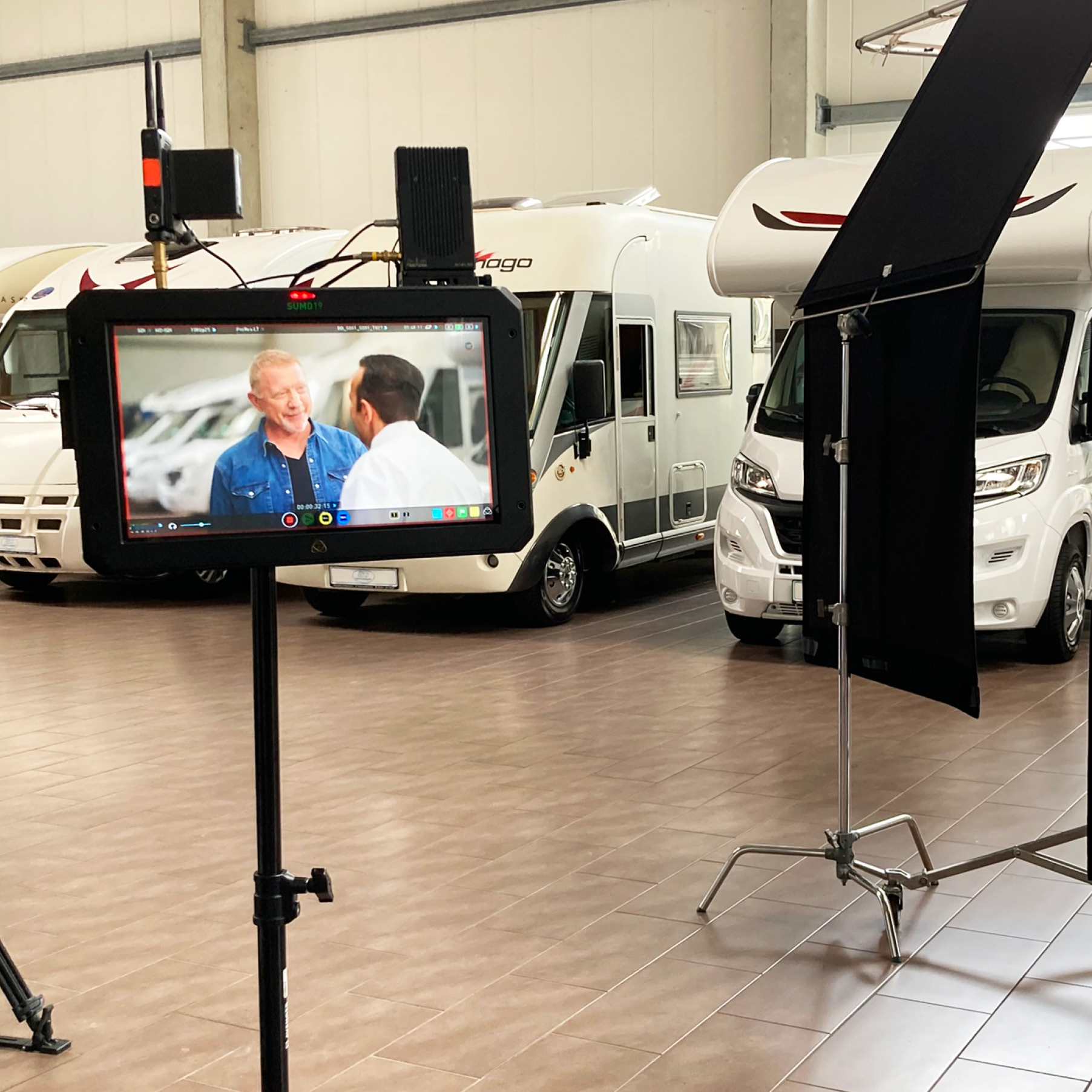 Videodreh und Fotoshooting mit Boris Becker 2024